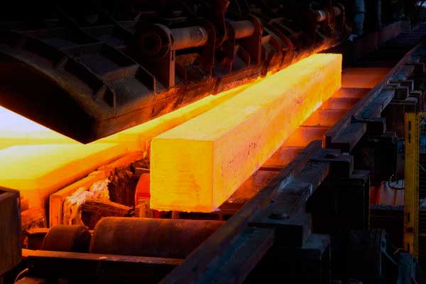 tocho de acero para fabricación de varrilas de hierro laminadas en caliente