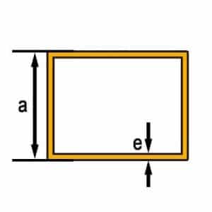 Pieza Rectangular Tubo Rectangular Acero - Prontuario | Hierro y Acero
